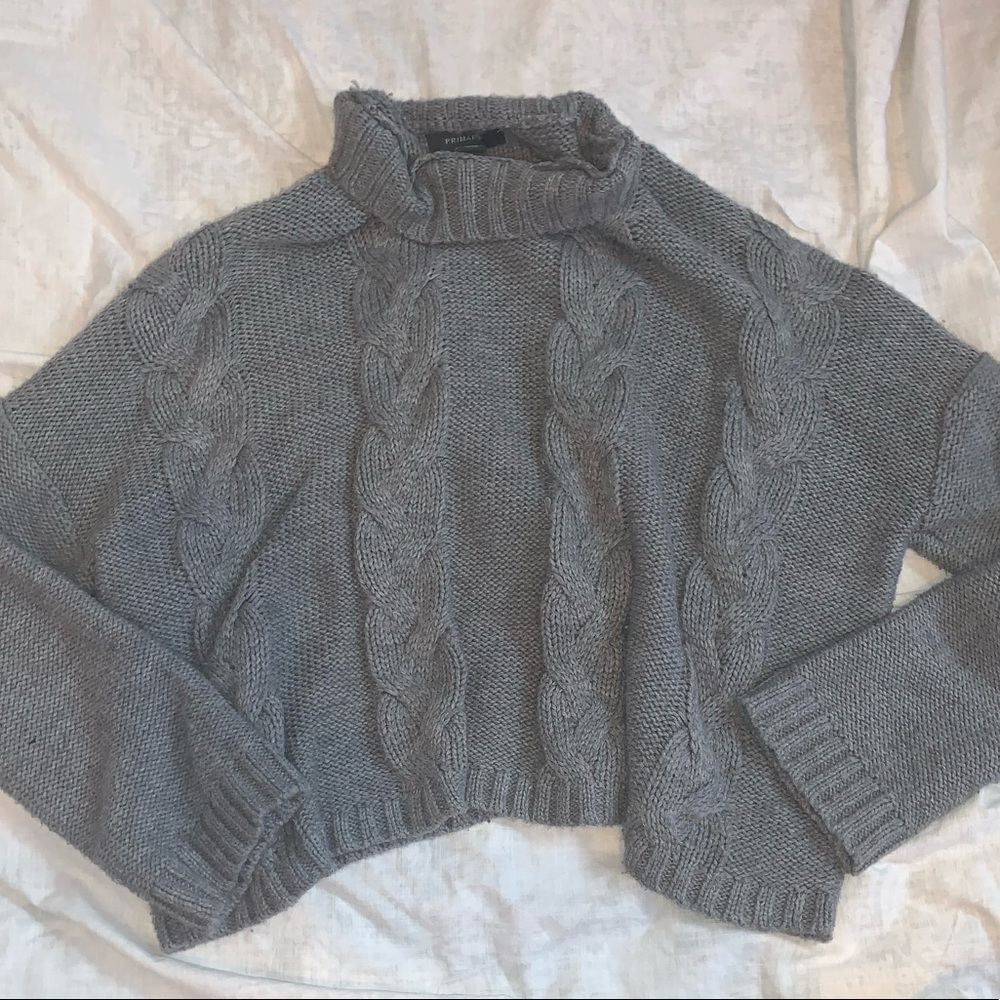 Blue-Gray turtle neck